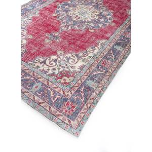 Alfombra de Lana Anudada a Mano de Gran Tamaño, Diseño de Medallón Rojo y Naranja, para Sala de Estar, Pasillo Rectangular, Modelo Pae-2604 - Product Image 2