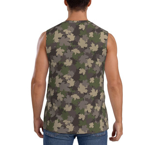 Camiseta Deportiva sin Mangas para Hombre con Estampado de Arce Camuflado, Ligera y de Secado Rápido para Gimnasio, Correr, Deportes y Actividades al Aire Libre - Product Image 5