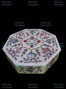Boîte à bijoux moderne en nacre faite à la main en forme de rectangle avec emballage personnalisé fournisseur indien pour quantité en vrac - Product Image 2