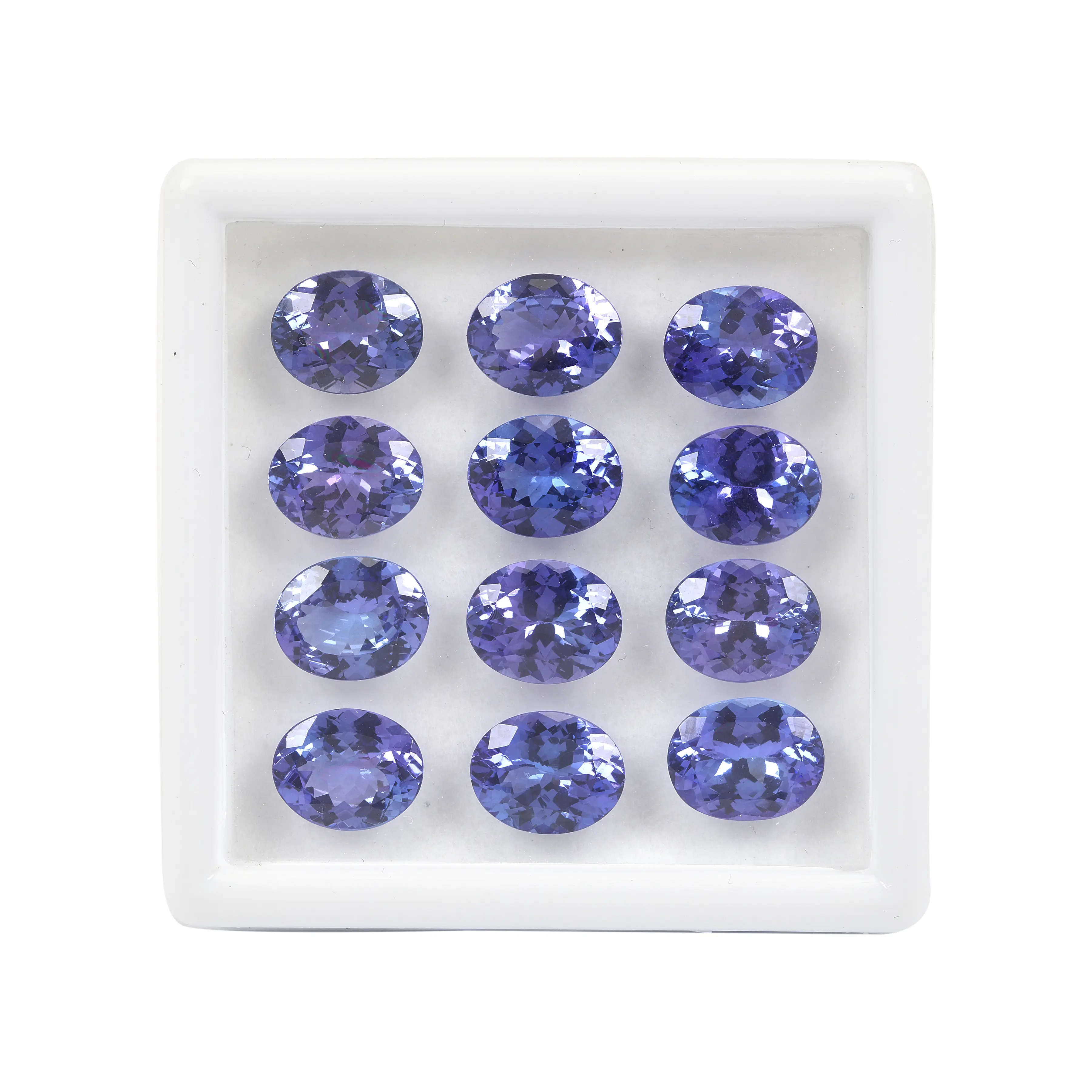 Certificato AAA + Tanzanite ovale 10x8mm taglio brillante pietra sciolta pietra preziosa blu naturale di qualità genuina per fare gioielli