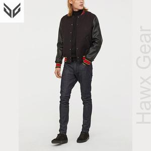 Veste Letterman de style High-Street pour hommes personnalisée avec logo en toile de laine de haute qualité pour l'hiver vêtements d'extérieur bas quantité minimale de commande - Product Image 2