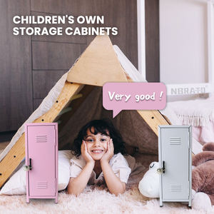 تأمين ملابس أطفالك صندوق معدني لتخزين الملابس للأطفال مع قفل - Product Image 5