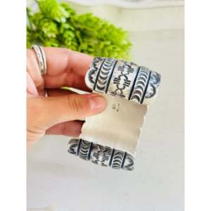สร้อยข้อมือแฟชั่นสีดำเทอร์ควอยซ์และเงินสเตอร์ลิงของแรนดี้ บอยด์ - Product Image 5