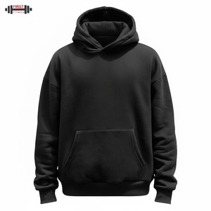 La mejor calidad Impreso Heavyweight 100% Algodón Regular Fit Sudadera con capucha de invierno sin cuerda Logotipo personalizado Sudadera con capucha de lana - Product Image 2