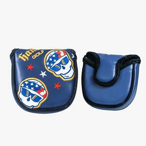 Funda Protectora para Cabeza de Putter de Golf Handee, de Cuero PU Impermeable, con Cierre de Gancho y Bucle y Bordado 3D - Product Image 3