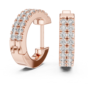 0.20 CT boucles d'oreilles en diamant rond pour femmes cultivées en laboratoire CVD HPHT diamant bijoux de luxe en gros et commande personnalisée approvisionnement - Product Image 5