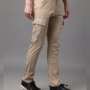 กางเกงวอร์มขายาวผู้ชาย กางเกงวอร์มขากว้างทรงตรงลำลอง ผ้าแคนวาส มีกระเป๋า กางเกงจ็อกเกอร์ กางเกงออกกำลังกาย - Product Image 2