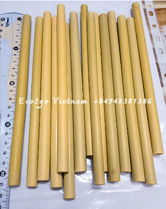 Biodegradable Bamboo <b>Straws</b> Replace <b>Disposable</b> Plastic <b>Straws</b>/ Bamboo Drinking <b>Straws</b> Set With Brush Cleaning in ECO2GO VIETNAM - Product Image 5