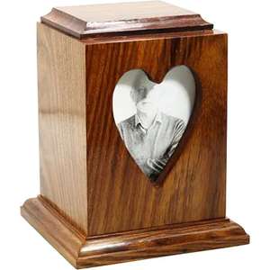 Urnas humanas de madera conmemorativas hechas a mano personalizadas de fábrica con diseño de foto disponibles a precio mayorista del exportador indio - Product Image 4