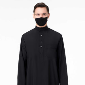 Thobe Jubbah islamique brodé d'été 2024 pour hommes Vente en gros Dubaï Koweït Daffah Thobes Fabricant OEM Services - Product Image 3