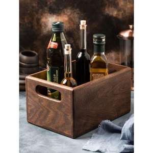 Caddy en bois au design pur fabriqué à la main avec un design poli vert extra premium au coût le plus élevé - Product Image 2