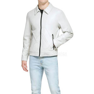 Respirant hiver chaud hommes veste en cuir tenue décontracté hommes veste en cuir à prix raisonnable - Product Image 4