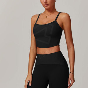 Ensemble de yoga sans couture de haute qualité pour femmes ensemble de yoga en polyester Spandex vendu à chaud pour femmes - Product Image 6