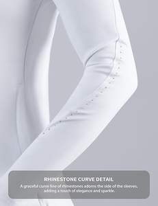 Camisa de Equitación para Mujer, Camisa Ecuestre de Manga Larga con Cierre de 14, Camisa Deportiva Ecuestre - Product Image 3