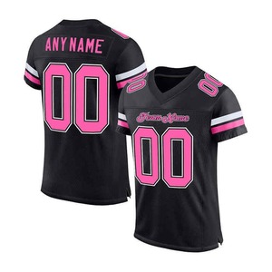 Maillot de football américain personnalisable avec service OEM Maillot de football américain à manches courtes respirant en polyester à séchage rapide grande taille - Product Image 3