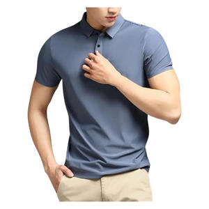 Polo pour homme 100 % coton, style tricoté respirant, personnalisable avec logo brodé ou imprimé pour le golf, collection 2026 – Vente en gros - Product Image 5