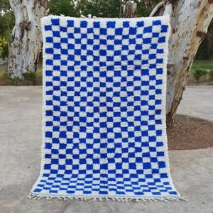 Manta Marroquí Hecha a Mano, Auténtica, Artesanal, Diseño Tribal, Suave, Tejida, Decoración para el Hogar, Regalo - Product Image 1