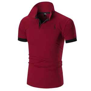 100% coton sport chemise de golf en gros nouveau polo hommes polo échantillon gratuit demi manches avec broderie d'impression personnalisée - Product Image 3