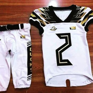 Uniforme de fútbol americano de manga corta para hombre de alta calidad, patrón de bandera único, equipo personalizable, conjunto de mejor Material transpirable - Product Image 5