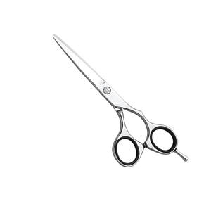 Fantaisie Poignée Barber Salon De Coiffure Ciseaux Finition Polonais En Acier Inoxydable Bébé Cheveux Coupe Ciseaux Avec Anneau En Caoutchouc - Product Image 1