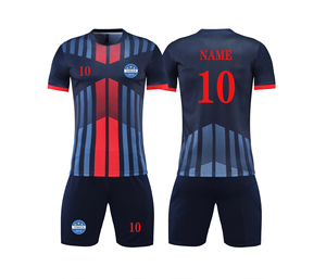 Conjunto de Uniforme de Fútbol Estilo Profesional para Equipos, Incluye Pantalones Cortos y Camiseta Resistentes, Apto para Entrenamiento y Partidos - Product Image 1