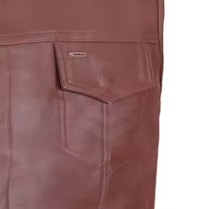 Gilet de motard en cuir de qualité supérieure pour homme personnalisé = option idéal pour les motocyclistes Gilet de motard en cuir - Product Image 3