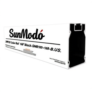 รางโซลาร์เซลล์ SunModo SMR100 ขนาด 168 นิ้ว สีดำ-SMR100-168-B-US - Product Image 2