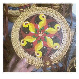 กระเป๋าหวายอาร์ติจ: กระเป๋าคลัทช์หวายทอมือแบบเวียดนามสไตล์เขตร้อนเครื่องประดับแฟชั่นไวรัลสำหรับลุคชายหาดและในเมือง - Product Image 5