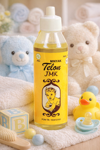 Aceite de Masaje Natural para Bebés JMK 100ml, Fórmula Herbal para el Cuidado del Bebé con Cajuput, Hinojo y Coco - Product Image 2