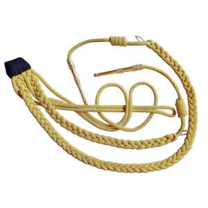 Aiguillette décorative personnalisable et ajustable en polyester, couleur or Oman, design classique, écologique - Product Image 4