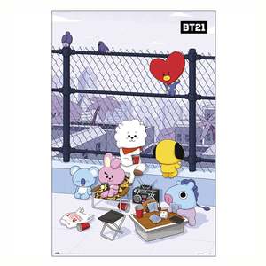 Affiche murale de style moderne BT21 pour décoration murale - Product Image 4