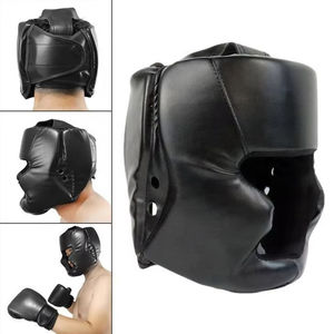 Protector de seguridad para la cabeza de cuero profesional de alta calidad, protectores para la cabeza de entrenamiento hechos a medida, boxeo, cabeza de boxeo personalizada - Product Image 3