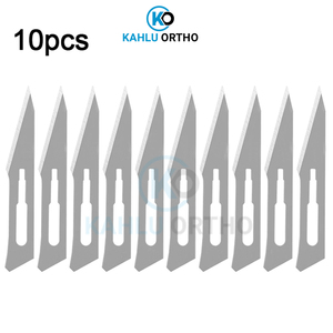 Prix de gros du meilleur fournisseur KAHLU Lames de scalpel en acier inoxydable neuves Poignées à alimentation manuelle Service OEM disponible - Product Image 5