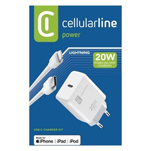 ชุดอุปกรณ์ชาร์จ USB-C และ Lightning 20W พร้อมระบบจ่ายไฟ สีขาว ACHIPHKITC2LMFI20W - Product Image 2