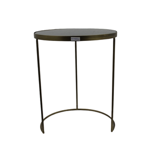 Nouveau meuble décoratif Table d'appoint ronde en fer et en marbre Table basse au design de luxe blanc pour salon chambre à coucher à la main - Product Image 3