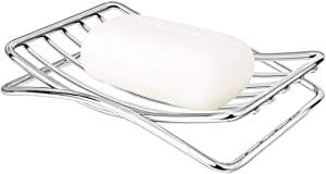 Porte-savons en acier inoxydable à égouttage automatique, porte-savon en métal Durable, porte-savon créatif, articles de salle de bain, porte-savon imbriqué - Product Image 5