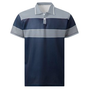 Camiseta de manga corta Formal de talla grande para hombre, camisetas de punto ecológicas de secado rápido con cuello sólido - Product Image 5