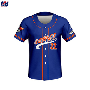 Maillot de Baseball pour hommes, imprimé personnalisée, bleu, tenue à Sublimation, bon marché, livraison rapide, - Product Image 6
