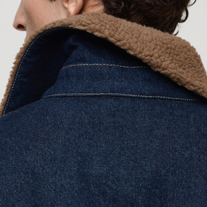 Chaqueta Vaquera Informal de Mezclilla Personalizada de Alta Calidad, Resistente al Viento y Ecológica, de Color Sólido para Hombre, Chaquetas Vaqueras de Moda Primavera 2026 - Product Image 4