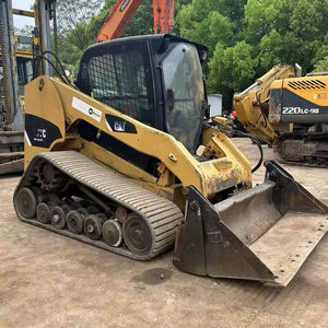 Chargeuse compacte sur chenilles Cat d'occasion pour Caterpillar, engin de terrassement, moteur et PLC d'origine en stock, vente en gros - Product Image 2