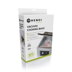 Sacchetti per Cottura Sottovuoto HENDI, 100 Pezzi 350x250mm, Buste per Conservazione Sottovuoto - Product Image 1