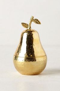 Fruit Shape Metal Decorative High Quality Stainless Steel Hammered Design Candle <b>Jar</b> with Lid - Product Image 5