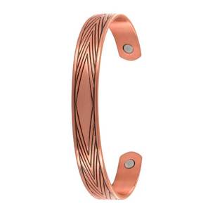 Handmade Solid Copper Cuff <b>Bracelet</b> with Awesome Design <b>Magnetic</b> Health Ware for Arthritis Fashionable <b>Bracelet</b> - Product Image 2