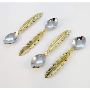 Juego de Cubiertos de diseño de acabado de acero inoxidable, juego de cubiertos de plata con diseño completamente de Metal, herramientas de cubiertos, cubiertos brillantes - Product Image 2