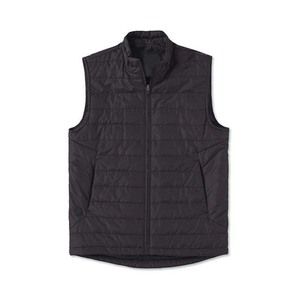 Chaleco acolchado fino con capucha para hombre, cómodo abrigo de lona, impermeable, transpirable, con logotipo personalizado, cálido para invierno, servicio OEM/ODM - Product Image 2