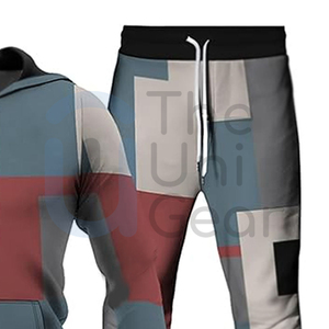 Conjuntos Deportivos de Algodón para Hombre, Casuales, al por Mayor, Ecológicos, Ligeros, Aptos para la Temporada de Invierno, Mangas Largas, Diseño Liso - Product Image 5