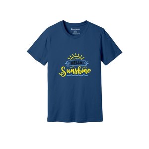 เสื้อยืดผ้าฝ้าย100% พิมพ์ลายด้วยความมีน้ำใจขนาด160 180ถึงหนักมี12สีที่สามารถปรับแต่งดีไซน์และการจัดวางของคุณเองได้ - Product Image 5