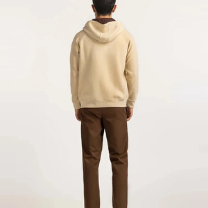 Sweat à capuche pour homme en coton mélangé léger et entièrement zippé pour la saison hivernale Vêtements de plein air/Logo personnalisé Sweats à capuche zippés pour homme - Product Image 3