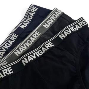 Paquete de 6 bragas de algodón elástico para hombre con elástico suave y transpirable cómodo ajuste Navigare colores surtidos - Product Image 4