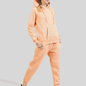 Survêtements de gymnastique pour femmes pantalon personnalisé deux ensembles de 2 pièces survêtement de jogging motifs en coton pour femmes 2025 - Product Image 5